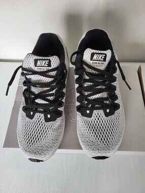 Nike Zoom All Out Running Shoes Black & Silver Size 8.5 Womens